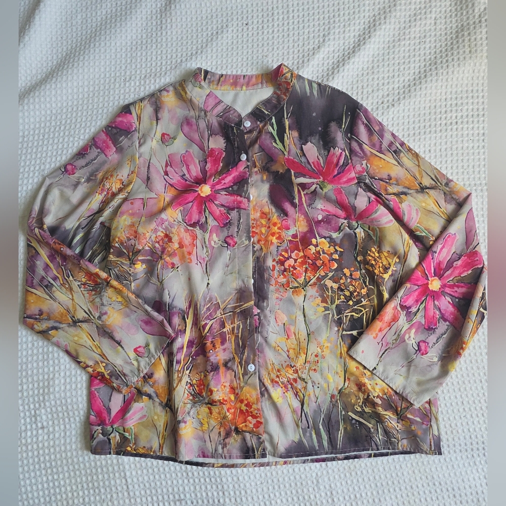 5/25$ Women's Floral Blouse - Picture 2 of 15